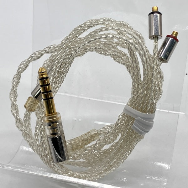 final 【中古】シルバーコートケーブル MMCX 1.2m 4.4mm 5極バランス