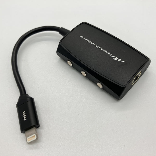 【中古】AL-LCH81K ブラック 【24bit/192kHzハイレゾ対応 Lightning接続 DAC搭載ポータブルアンプ】【日本橋】
