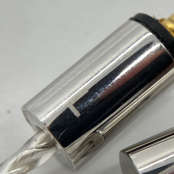 final 【中古】シルバーコートケーブル MMCX 1.2m 4.4mm 5極バランス