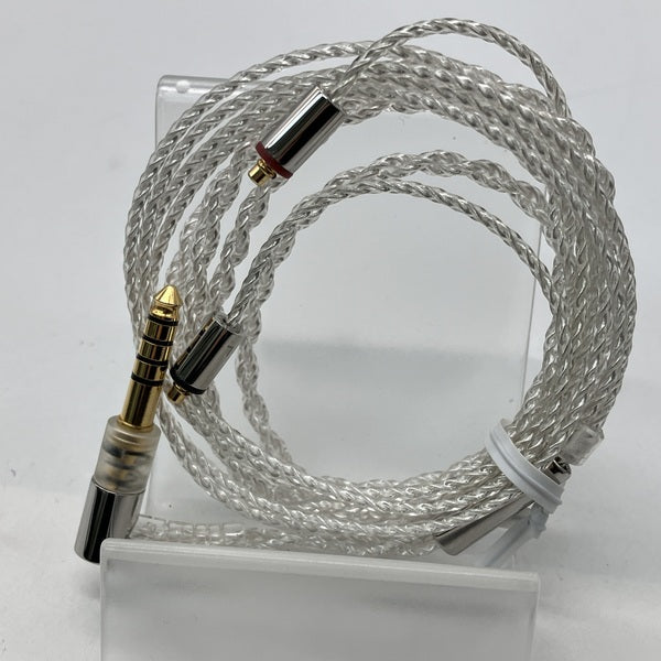 【中古】シルバーコートケーブル MMCX 1.2m 4.4mm 5極バランス 【C106 MS12EZCLEH】【日本橋】