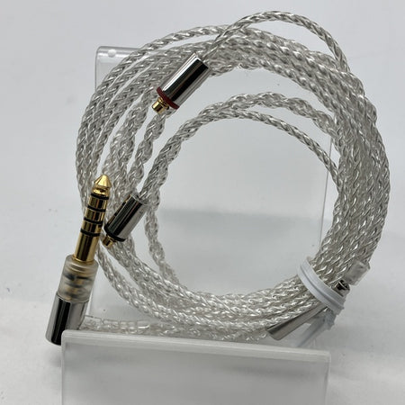 final 【中古】シルバーコートケーブル MMCX 1.2m 4.4mm 5極バランス