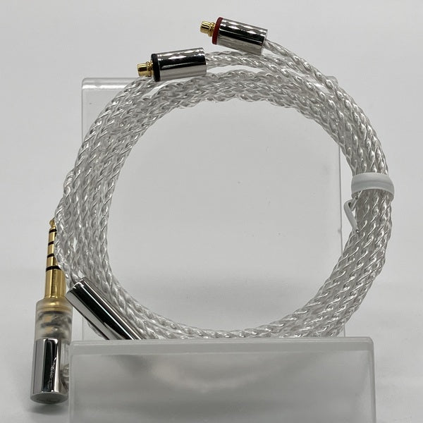 【中古】シルバーコートケーブル MMCX 1.2m 4.4mm 5極バランス 【C106 MS12EZCLEH】【秋葉原】
