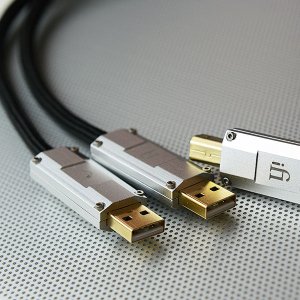 PCケーブル・コネクタ iFi GEMINI-USB3.0 AM+USB2.0 BM-O.7M iFi Audio Gemini 3.0 USB cable (USB A – A)