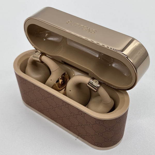 【中古】BUTTONS CLIP Gold Brown【BN-0009】【日本橋】