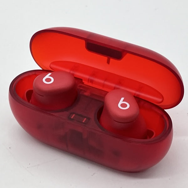 【中古】Beats Solo Buds トランスペアレントレッド【秋葉原】