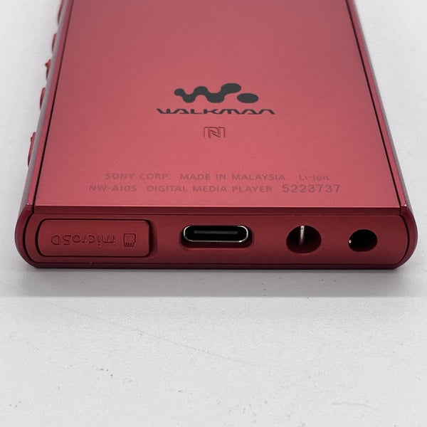 SONY 【中古】NW-A105 RM 【レッド】【日本橋】 – e☆イヤホン