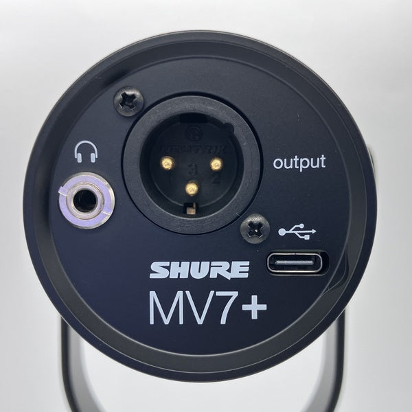 SHURE 【中古】MV7+ポッドキャストキット ブラック 【MV7+-K-BNDL-J