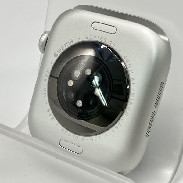 良品中古 Apple Watch Series 10 46mm GPS シルバー Watch APPLE 即日発送 土日祝発送OK M444 Apple 【中古】Apple Watch Series10（46mm GPS）アルミニウム
