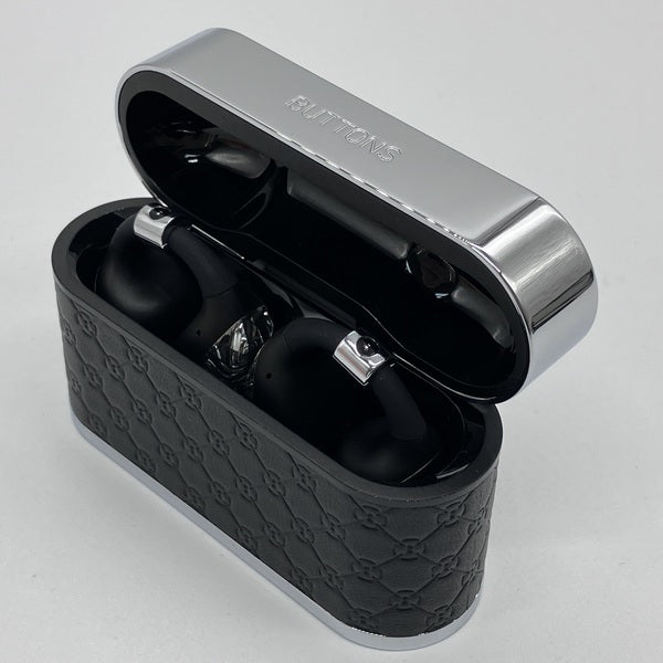 【中古】BUTTONS CLIP Silver Black【BN-0008】【秋葉原】