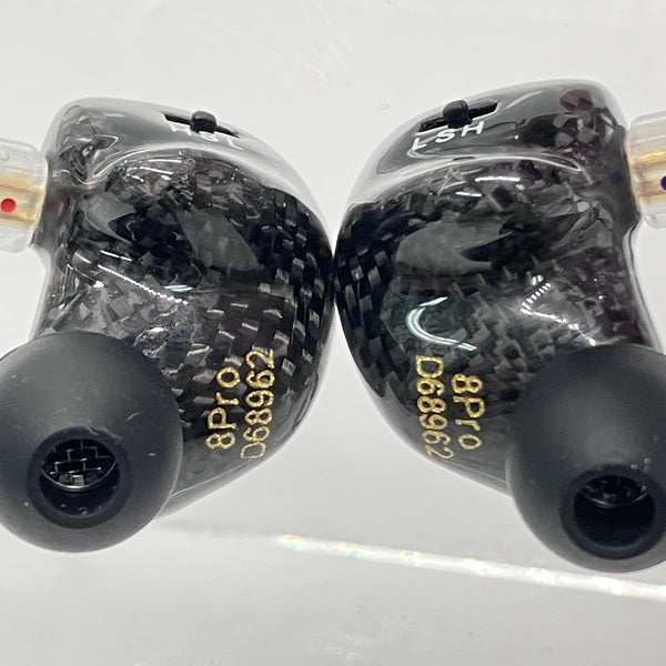 qdc 8pro 有線イヤホン カーボンファイバー