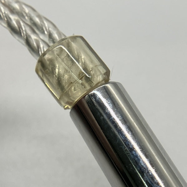 final 【中古】シルバーコートケーブル MMCX 1.2m 2.5mm 4極バランス
