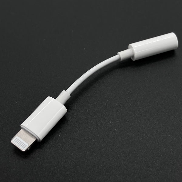 【中古】Lightning - 3.5 mmヘッドフォンジャックアダプタ【名古屋】