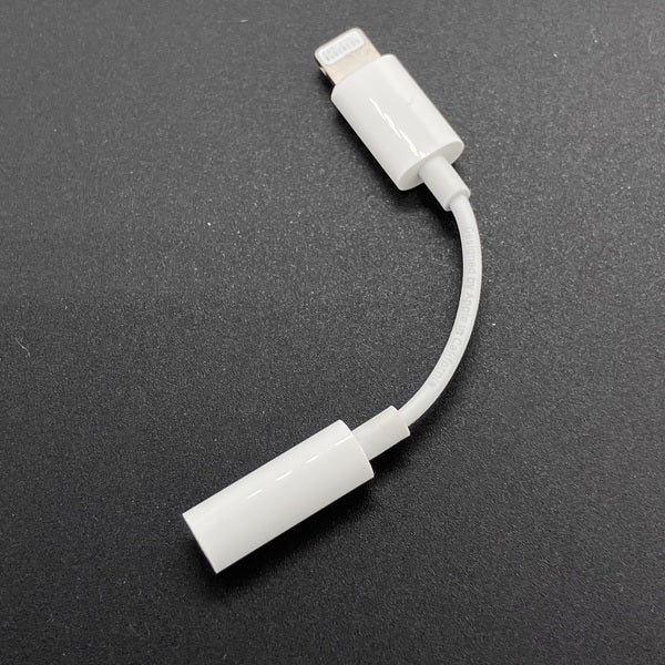 【中古】Lightning - 3.5 mmヘッドフォンジャックアダプタ【名古屋】