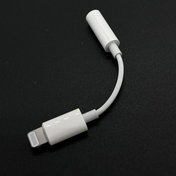 【中古】Lightning - 3.5 mmヘッドフォンジャックアダプタ【名古屋】