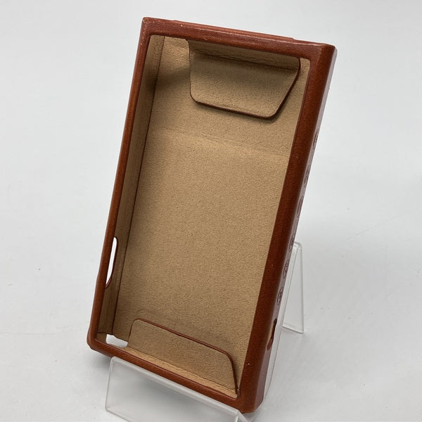 【中古】NW-ZX700シリーズ用 オープンタイプレザーケース ブラウンオレンジ【秋葉原】