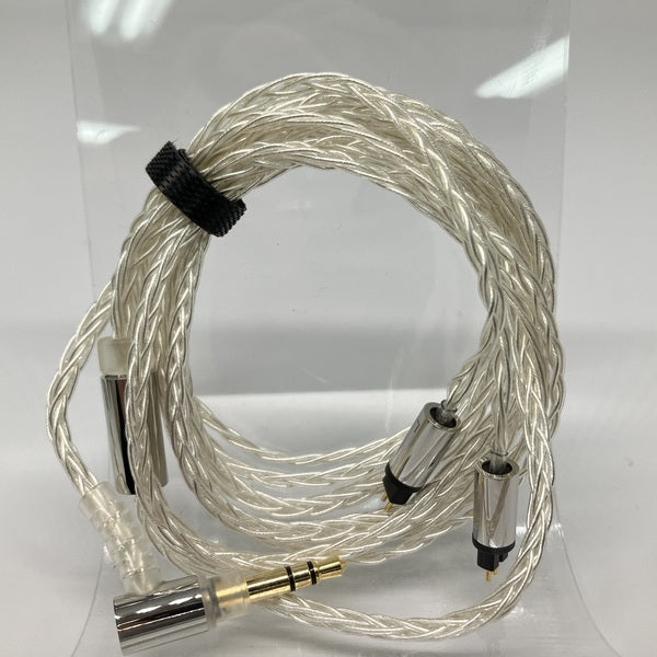 final 【中古】ソフトシルバーコートケーブル 2Pin 3.5mm (1.2m