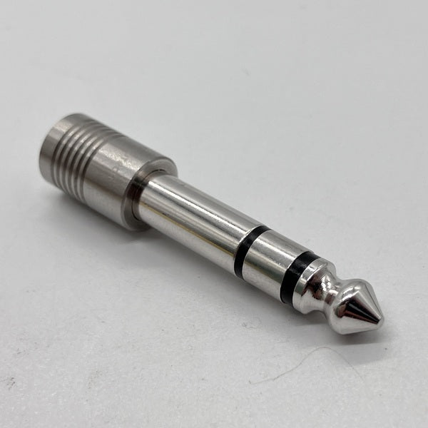 【中古】F63-S(R）【ロジウムメッキ 3.5mm→6.3mm変換プラグ】【秋葉原】