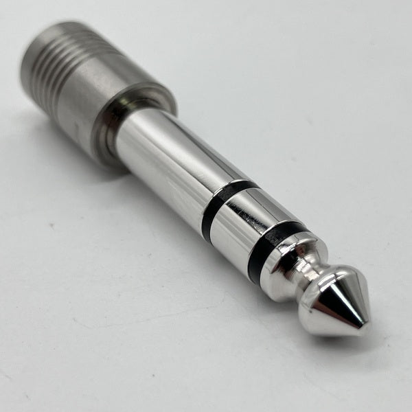 【中古】F63-S(R）【ロジウムメッキ 3.5mm→6.3mm変換プラグ】【秋葉原】