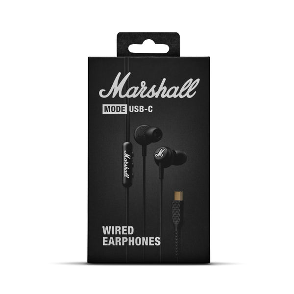 Marshall MODE USB-Cイヤホン Marshall Mode USB-C Black – e☆イヤホン