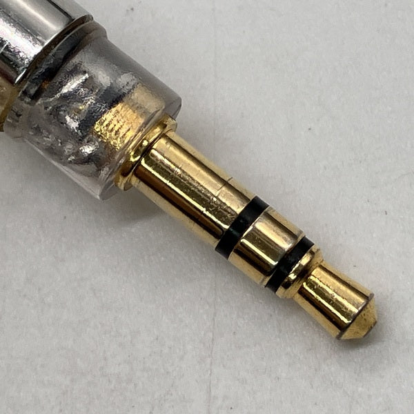 final 【中古】シルバーコートケーブル MMCX 1.2m 3.5mm 【C106