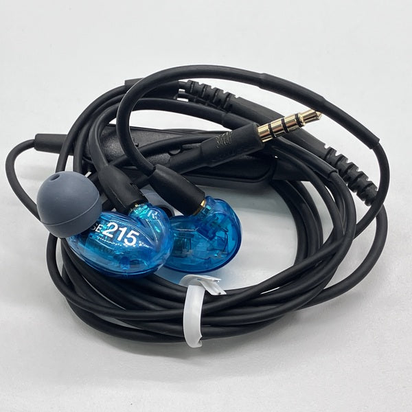 SHURE 【中古】AONIC215 UNI ブルー (Special Edition) 【SE215DYBL+