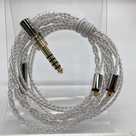 final 【中古】シルバーコートケーブル MMCX 1.2m 4.4mm 5極バランス