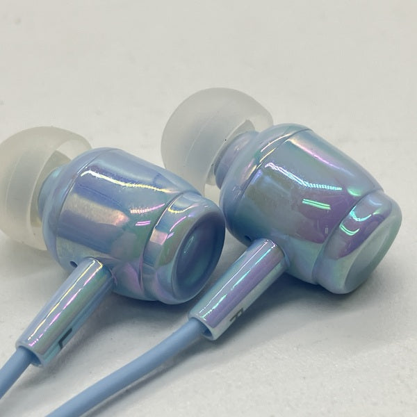 【中古】カナル型イヤホン ブルー【日本橋】