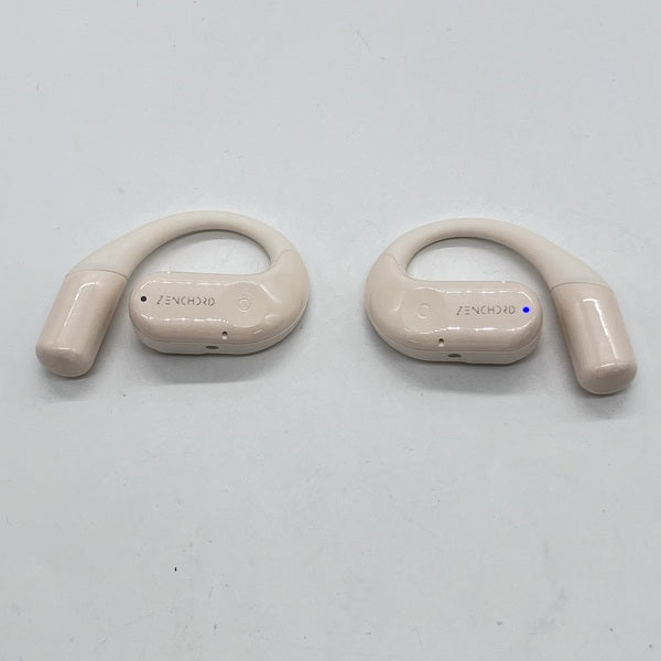 ZENCHORD 1 4,000社導入のAI音声認識技術を搭載。次世代イヤホン「Zenchord クリーム色 ワイヤレスイヤホン Ron3 イヤホン