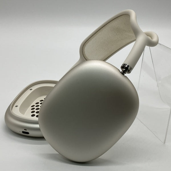 【中古】AirPods Max(USB-C) MWW53ZA/A スターライト （イヤーパッド欠品）【秋葉原】