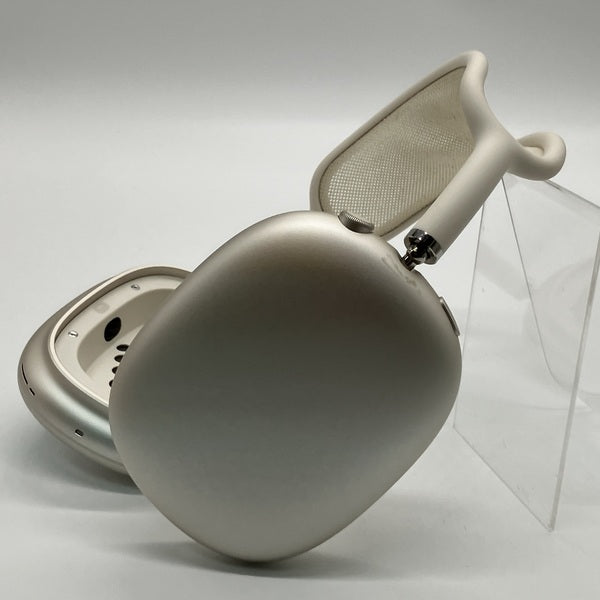 【中古】AirPods Max(USB-C) MWW53ZA/A スターライト （イヤーパッド欠品）【秋葉原】