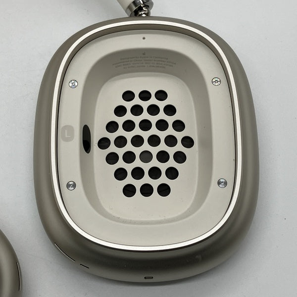 【中古】AirPods Max(USB-C) MWW53ZA/A スターライト （イヤーパッド欠品）【秋葉原】