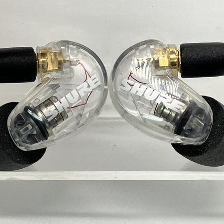 SHURE 【中古】SE215 クリア UNIケーブル付属 【SE215-CL-UNI-A