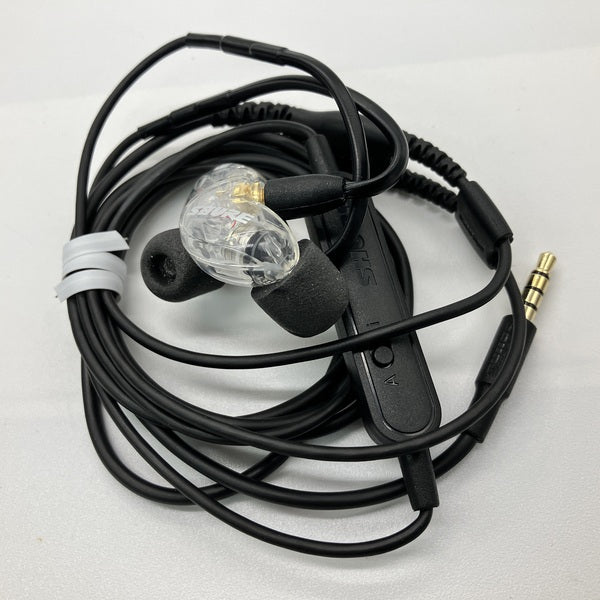 SHURE 【中古】SE215 クリア UNIケーブル付属 【SE215-CL-UNI-A