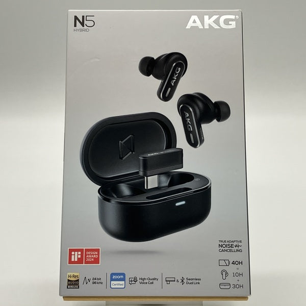 【中古】AKG N5 HYBRID ワイヤレスイヤホン AKG N5 Hybrid ブラック [AKGN5HYBRIDBLK] AB+ランク 中古｜フジヤ