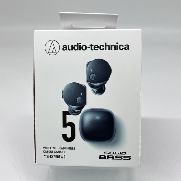 【★☆中古美品★☆】オーディオテクニカ ATH-CKS50TW2 BK(E) audio-technica 【中古】ATH-CKS50TW2 BK ブラック【名古屋】 – e