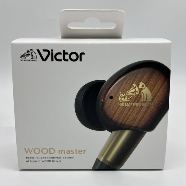 victor wood master イヤホン　サンバーストブラウン 極美品 Victor 【中古】WOOD master HA-FW5000T-T サンバーストブラウン