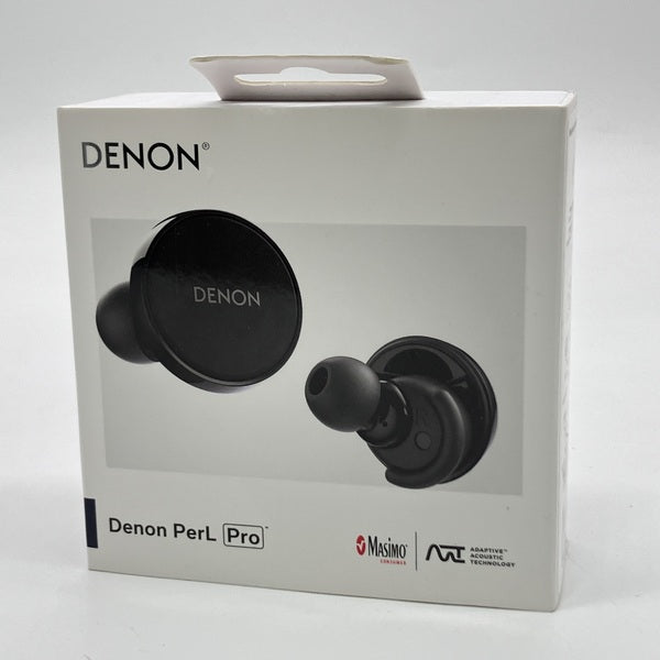 【中古】DENON PerL Pro DENON 【中古】PerL Pro True Wireless Earbuds ブラック【AHC15PLBKEM
