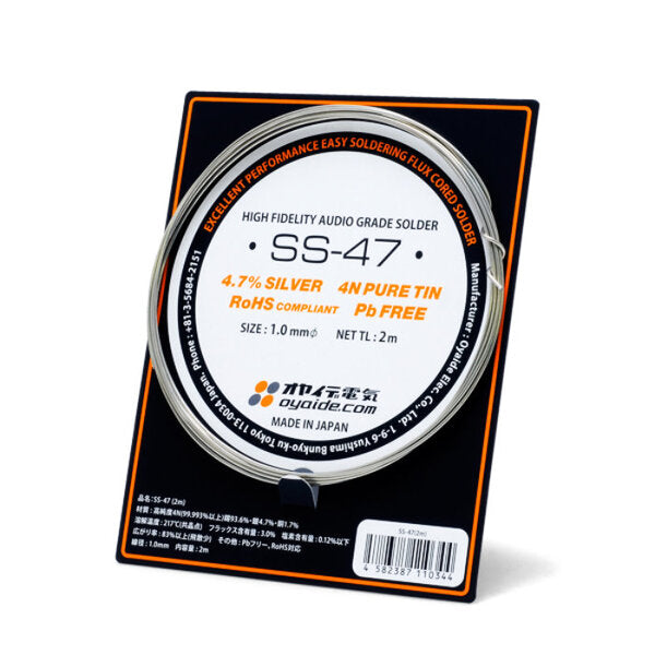 オヤイデ電気 オーディオ用ハンダ SS-47 500g オヤイデ電気 SS-47 – e☆イヤホン