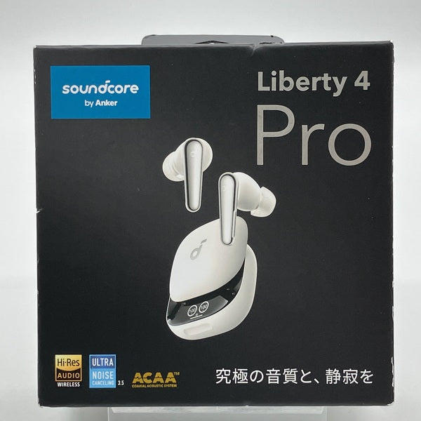 Anker soundcore Liberty 4 pro パールホワイト　中古 Anker 【中古】Soundcore Liberty 4 Pro パールホワイト 【A3954N21