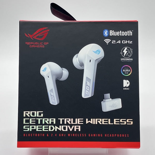 ASUS ROG CETRA TWS SPEEDNOVA 中古美品 ASUS ROG CETRA TWS SPEEDNOVA Bluetoothワイヤレスゲーミングイヤホン