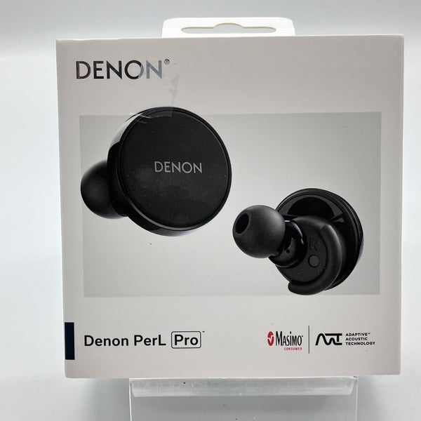 【中古】DENON PerL Pro DENON 【中古】PerL Pro True Wireless Earbuds ブラック【AHC15PLBKEM