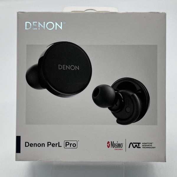 【中古】DENON PerL Pro DENON 【中古】PerL Pro True Wireless Earbuds ブラック【AHC15PLBKEM