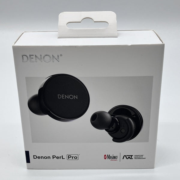 DENON 【中古】PerL Pro True Wireless Earbuds ブラック【AHC15PLBKEM
