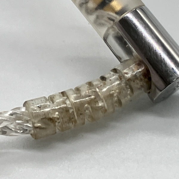 final 【中古】シルバーコートケーブル MMCX 1.2m 4.4mm 5極バランス