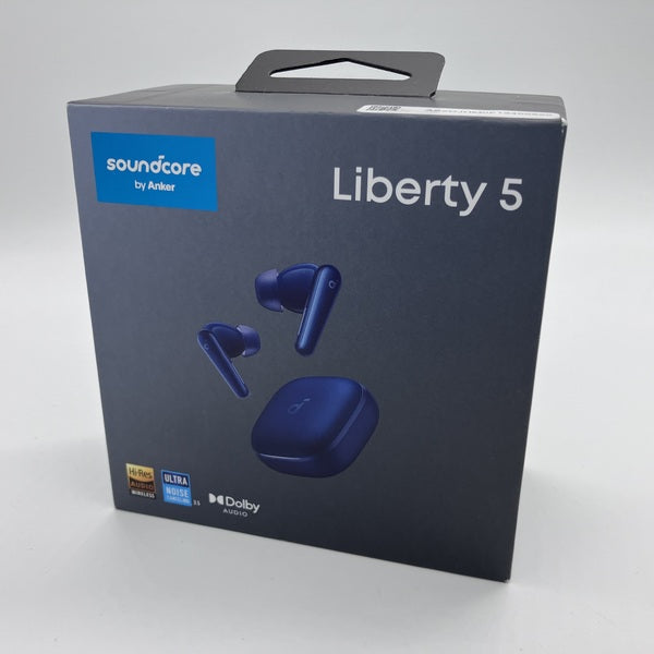 Anker Soundcore liberty5 中古 Anker 【中古】Soundcore Liberty 5 ディープブルー【A3957N31