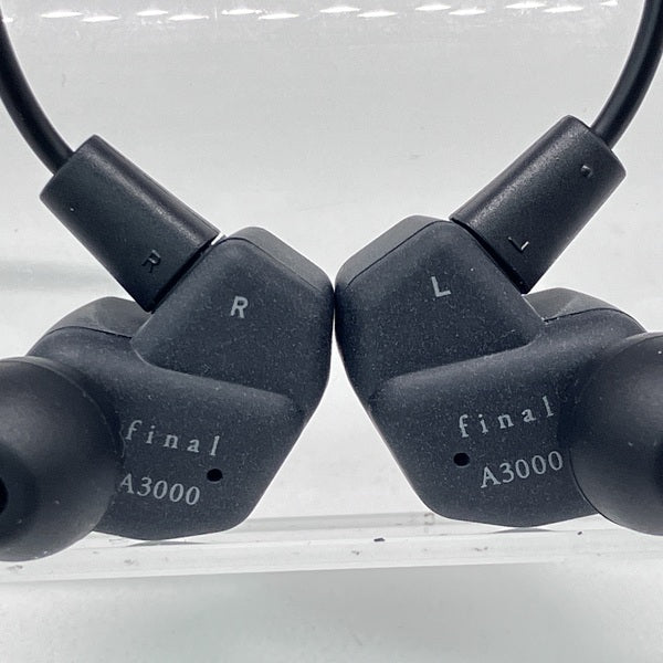 final A3000 マットブラック 未開封品 A3000｜final-イヤホン・ワイヤレスイヤホン・ヘッドホン｜final 公式