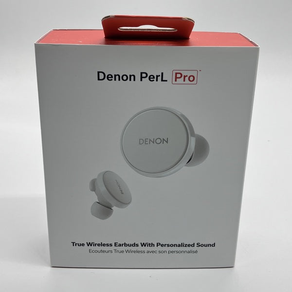 DENON 【中古】PerL Pro True Wireless Earbuds ホワイト【AHC15PLWTEM