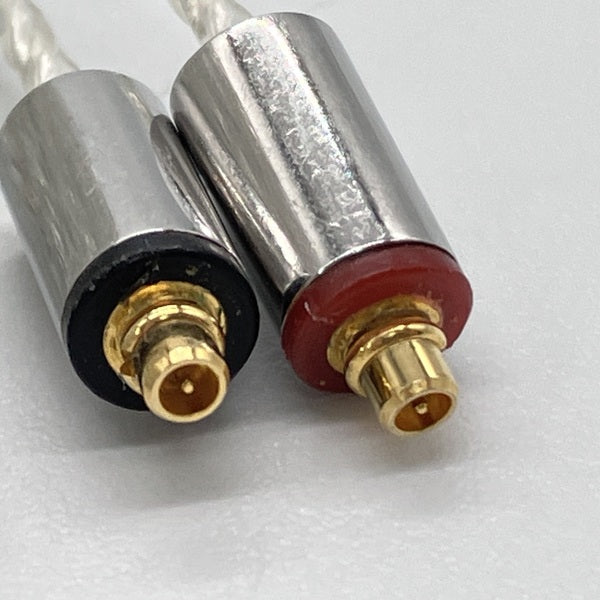 final 【中古】シルバーコートケーブル MMCX 1.2m 3.5mm 【C106
