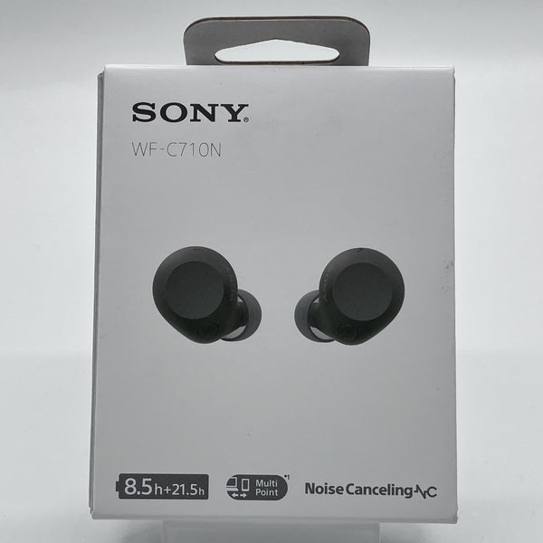 SONY ワイヤレスイヤホン WF-C710N 未開封品 SONY 【中古】WF-C710N BZ ブラック【秋葉原】 – e☆イヤホン