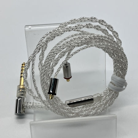 Final シルバーコートmmcx 4.4mm5極 final 【中古】シルバーコートケーブル MMCX 1.2m 4.4mm 5極バランス